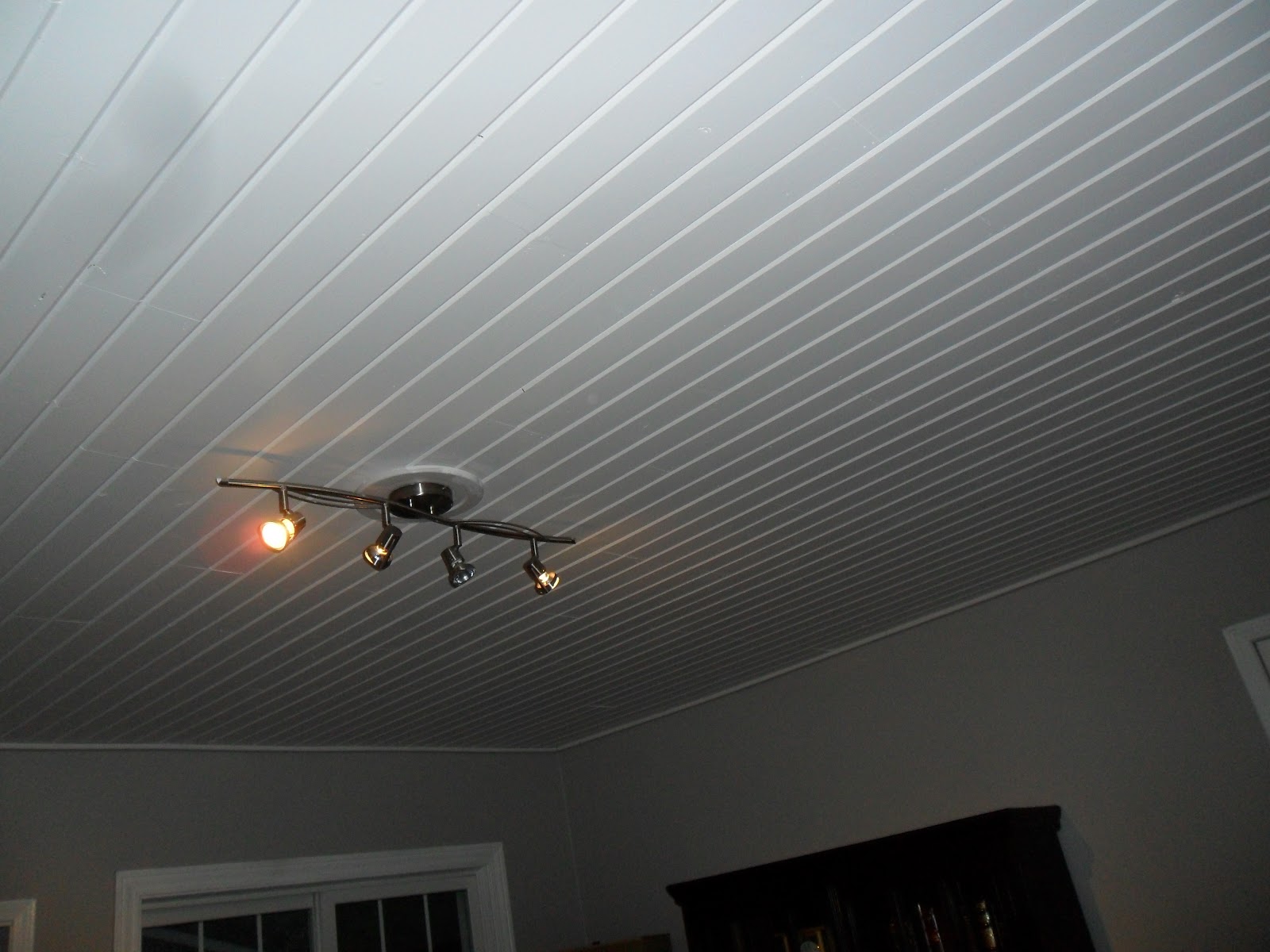 How To Put Beadboard Over Popcorn Ceiling