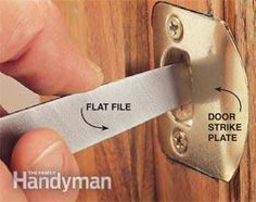 How To Fix A Sagging Door That Won't Latch Tons of How To