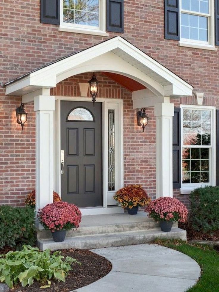 Beautiful Front Door Overhang Designs Ideas To Make Your