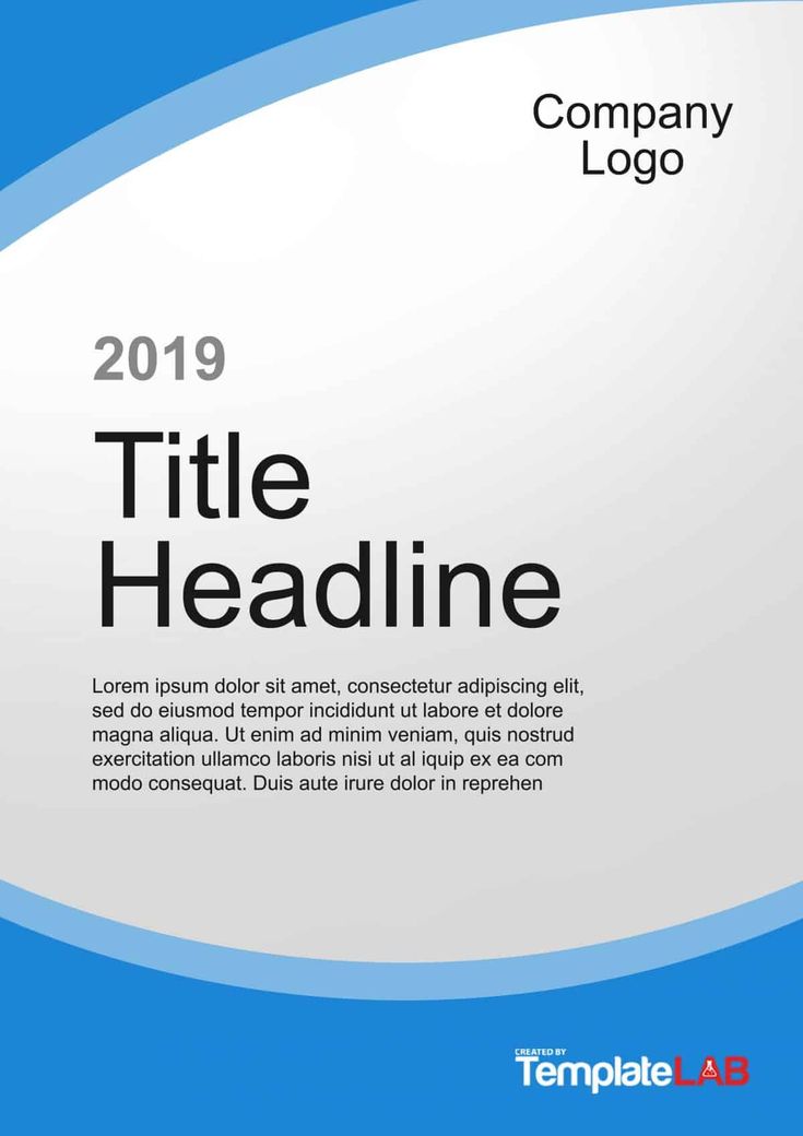 39 Amazing Cover Page Templates (Word + Psd) ᐅ Template