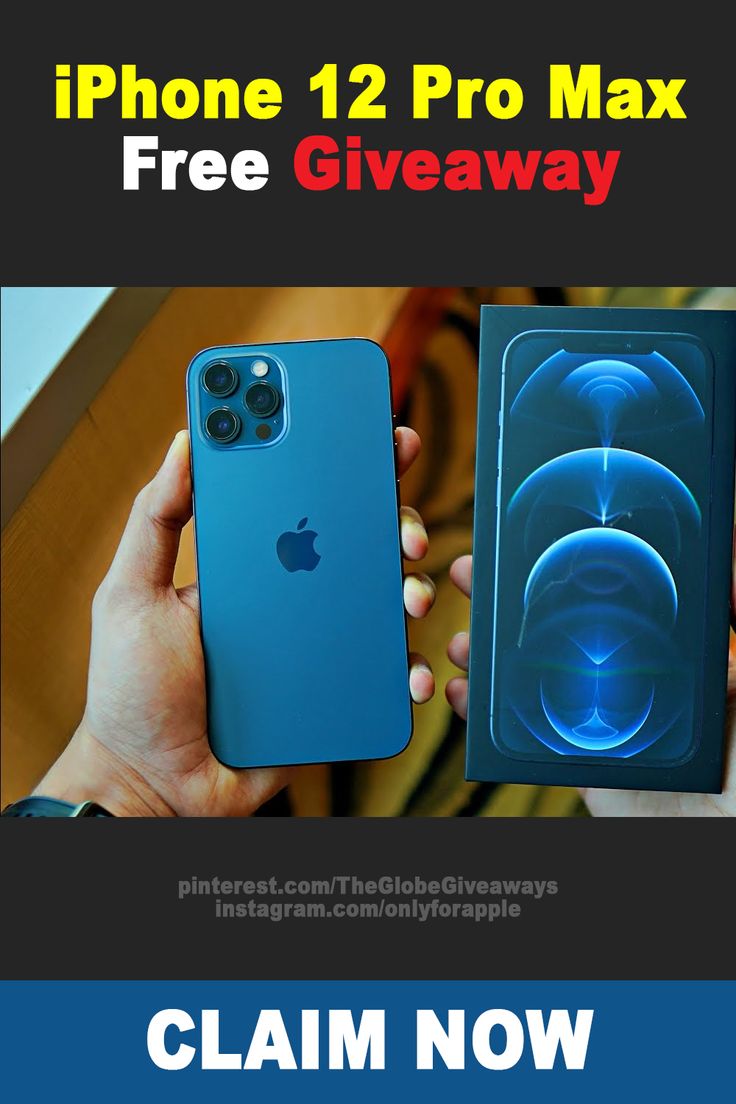 iPhone 12 Pro Max Free Giveaway 2021 in 2021 Free iphone