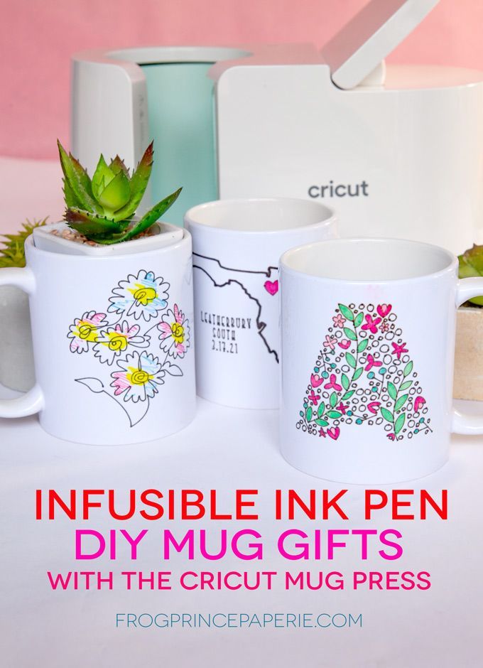 How to Use Infusible Ink Pens with the Cricut Mug Press