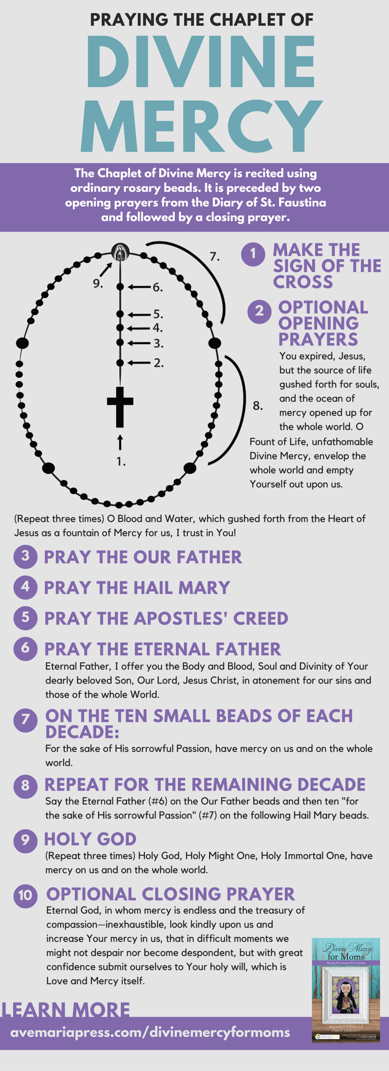 The Chaplet of Divine Mercy Infographic Ave Maria Press