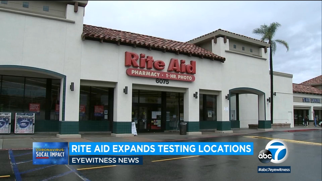 California coronavirus testing Rite Aid opening dozens of