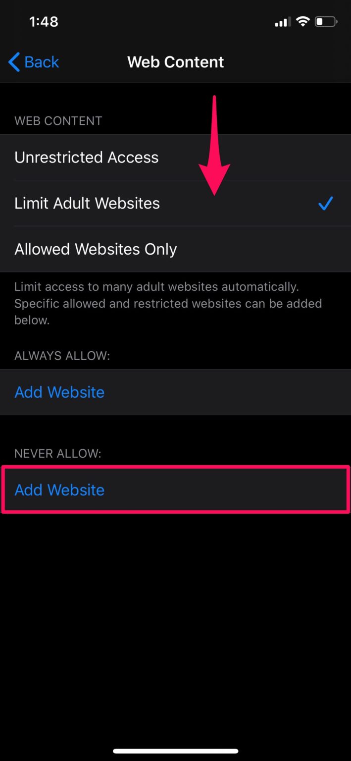 How To Block Websites On Iphone at Craigslist