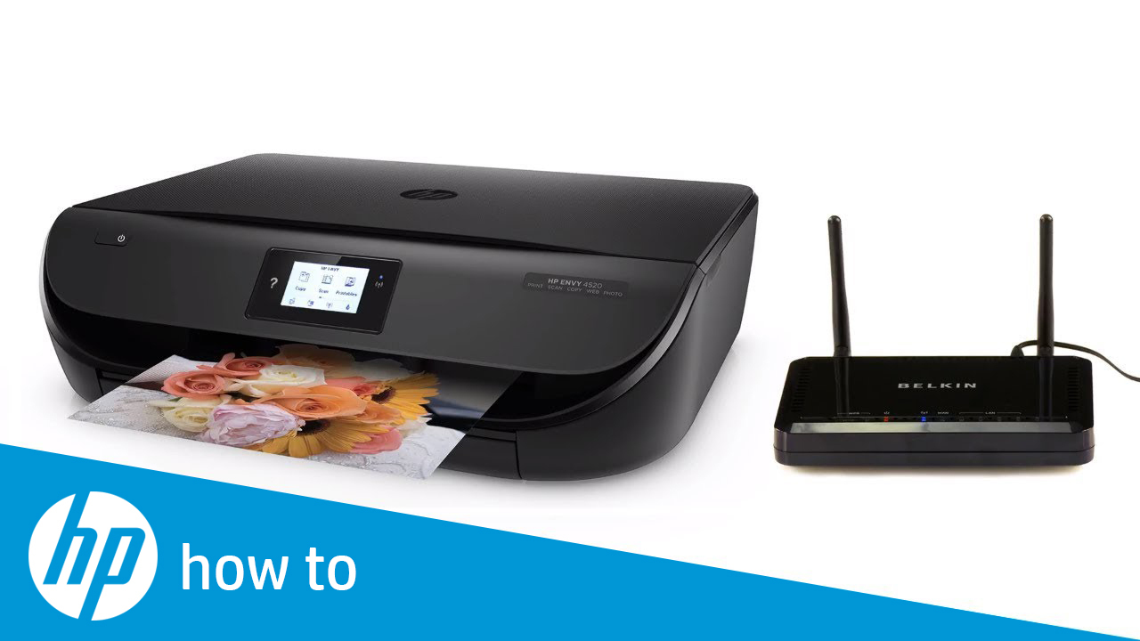How To Connect an HP Printer to a Wireless Network Using