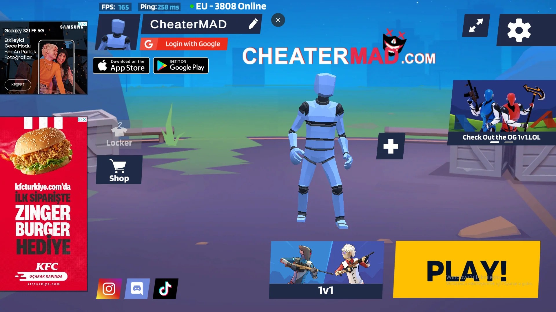 1V1 Lol Colorbot Aimbot Cheat - Cheatermad.com