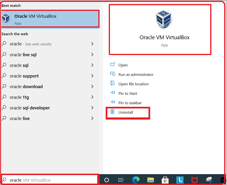 [Uninstall]How to completely remove Oracle VM Virtual Box