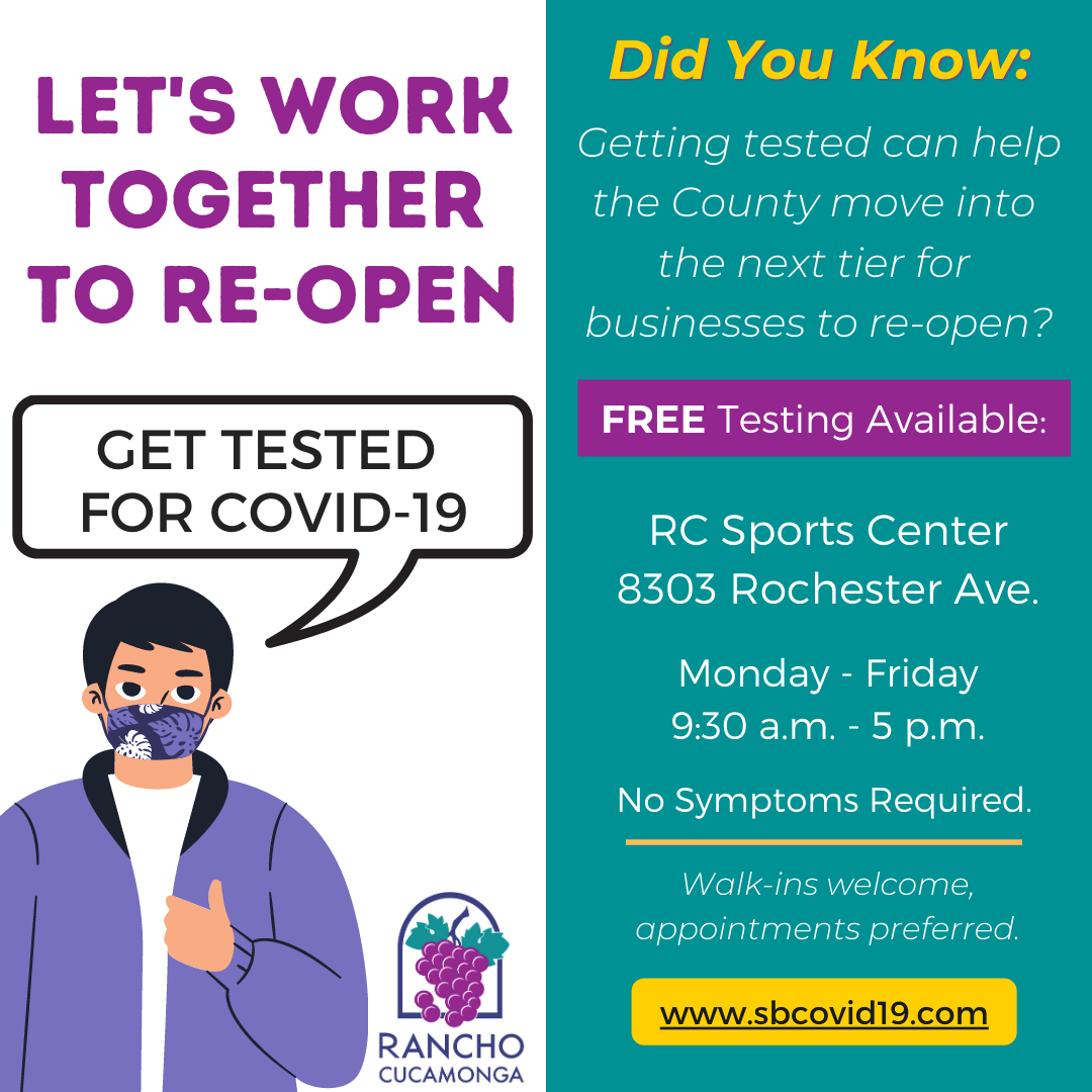 Coronavirus Testing Near Rancho Cucamonga Ca CRONAVS