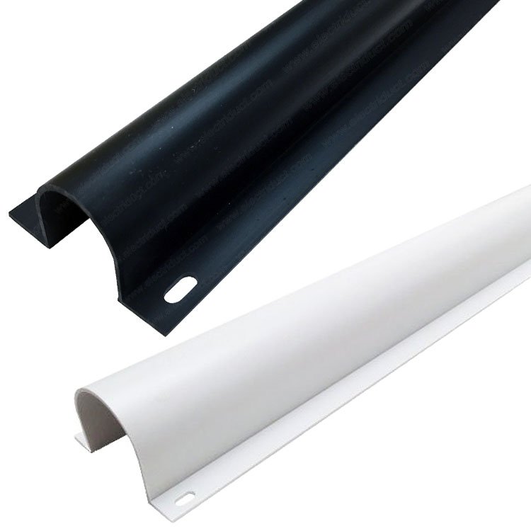 PVC Flanged Wire Guard U Channel Surface Raceway
