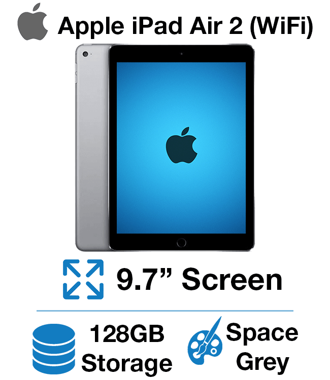 Apple iPad Air 2 (WIFI) 128GB Space Gray Green IT