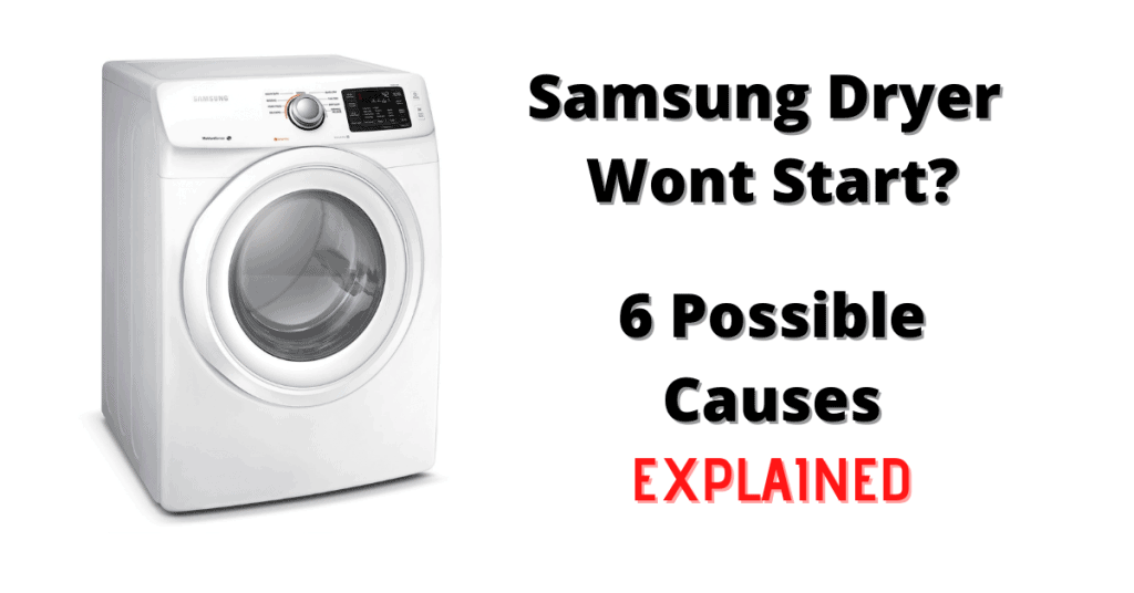 36++ My samsung dryer turns on but wont start Best Start