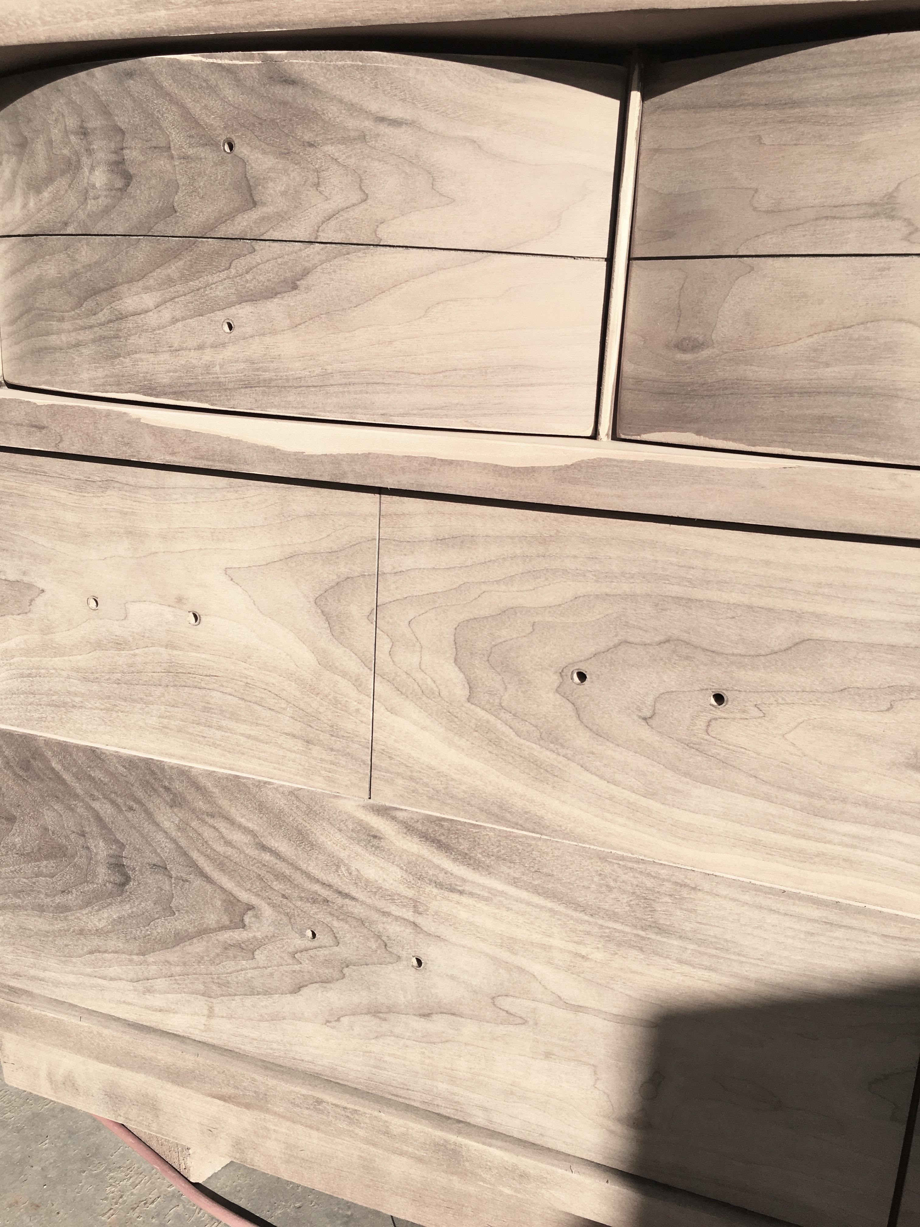 Can you bleach wood veneer? This may be the wrong sub, but
