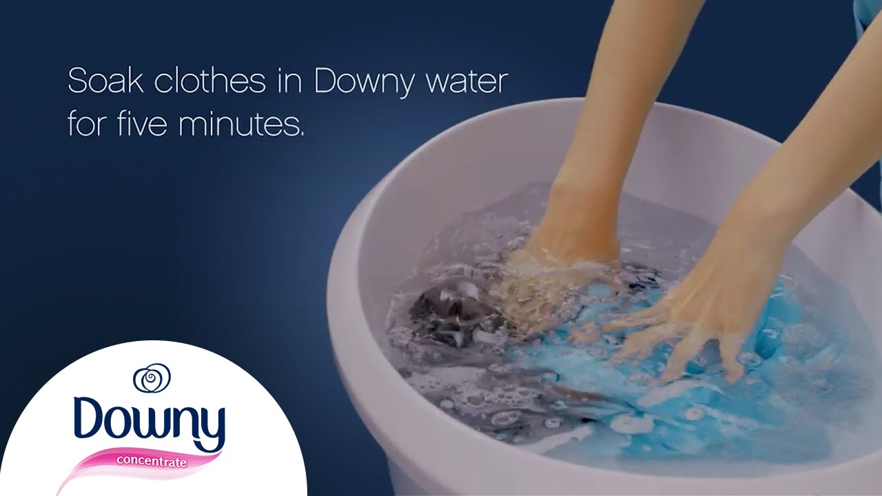 How To Use Fabric Softener Hand Wash Downy YouTube