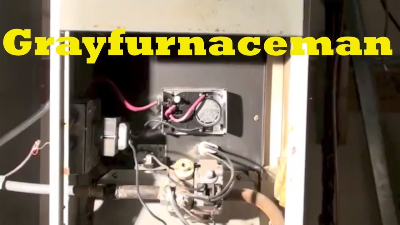 How to relight the pilot on the gas furnace YouTube