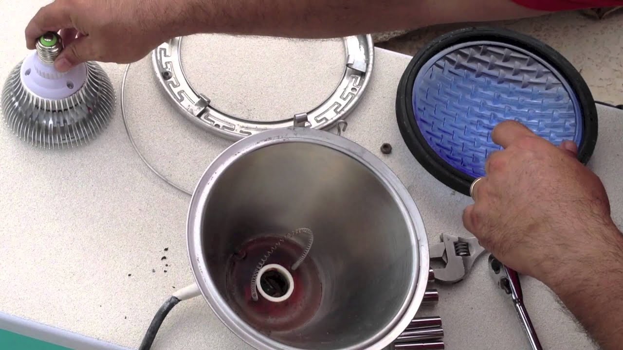 How To Install an LED Pool Light Bulb YouTube