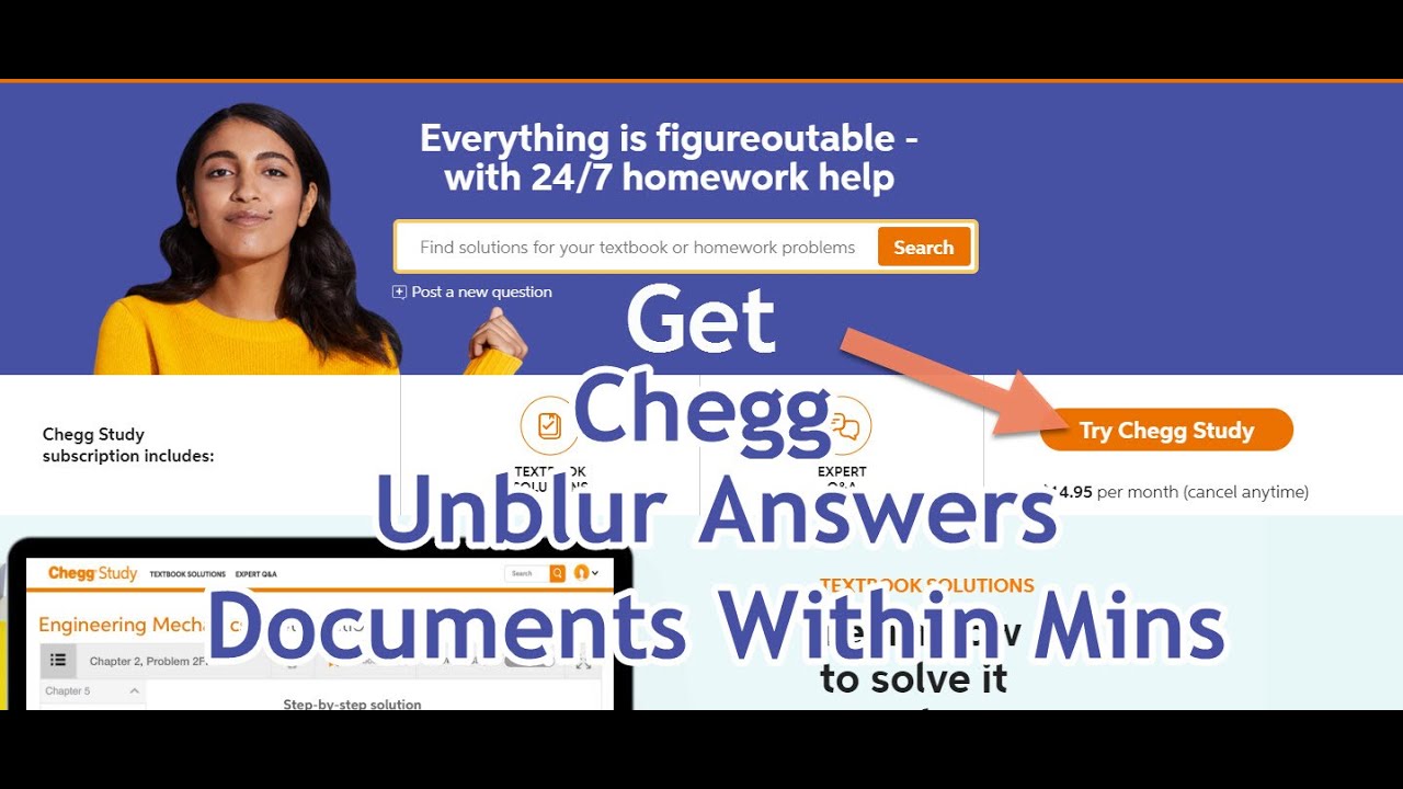 CHEGG ANSWERS UNBLUR WITHIN MINS (Feburary 2021) YouTube