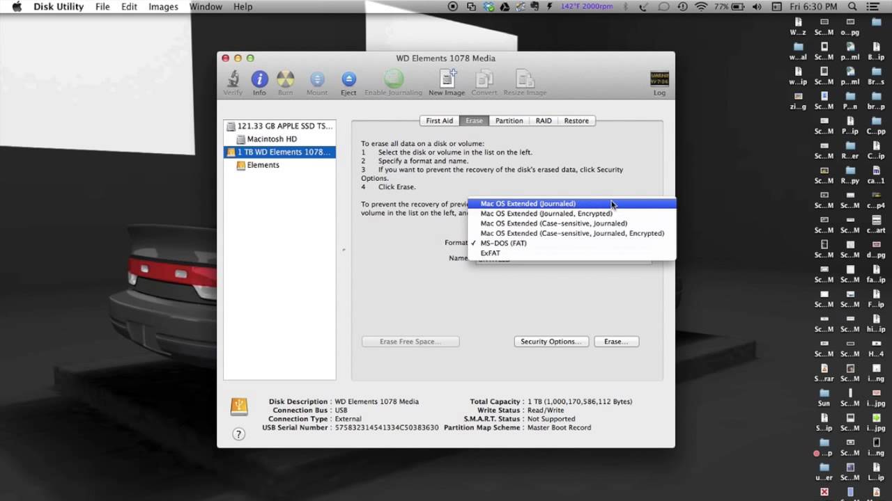 How To Format Hard Drive Or SSD For Mac YouTube