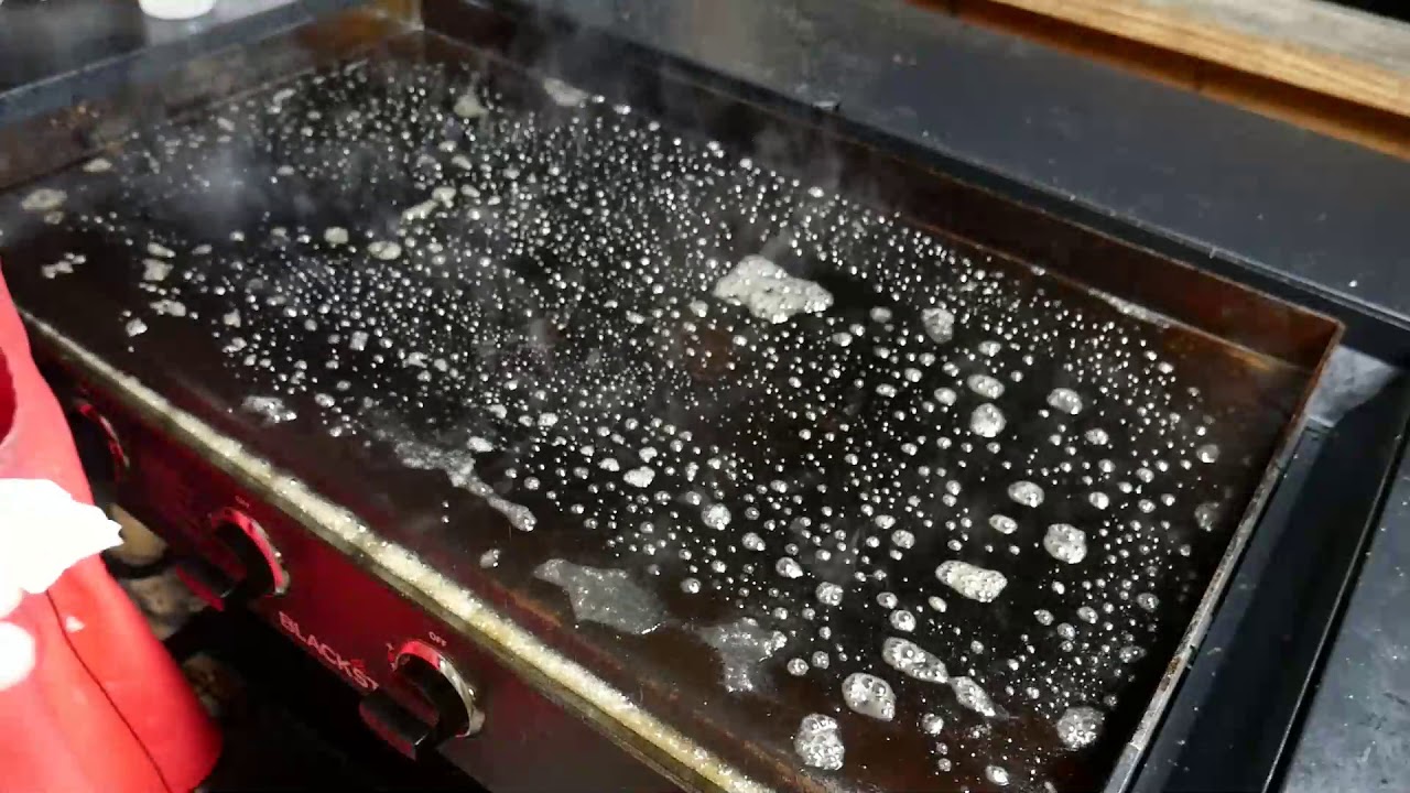 How to Clean a Blackstone Griddle YouTube