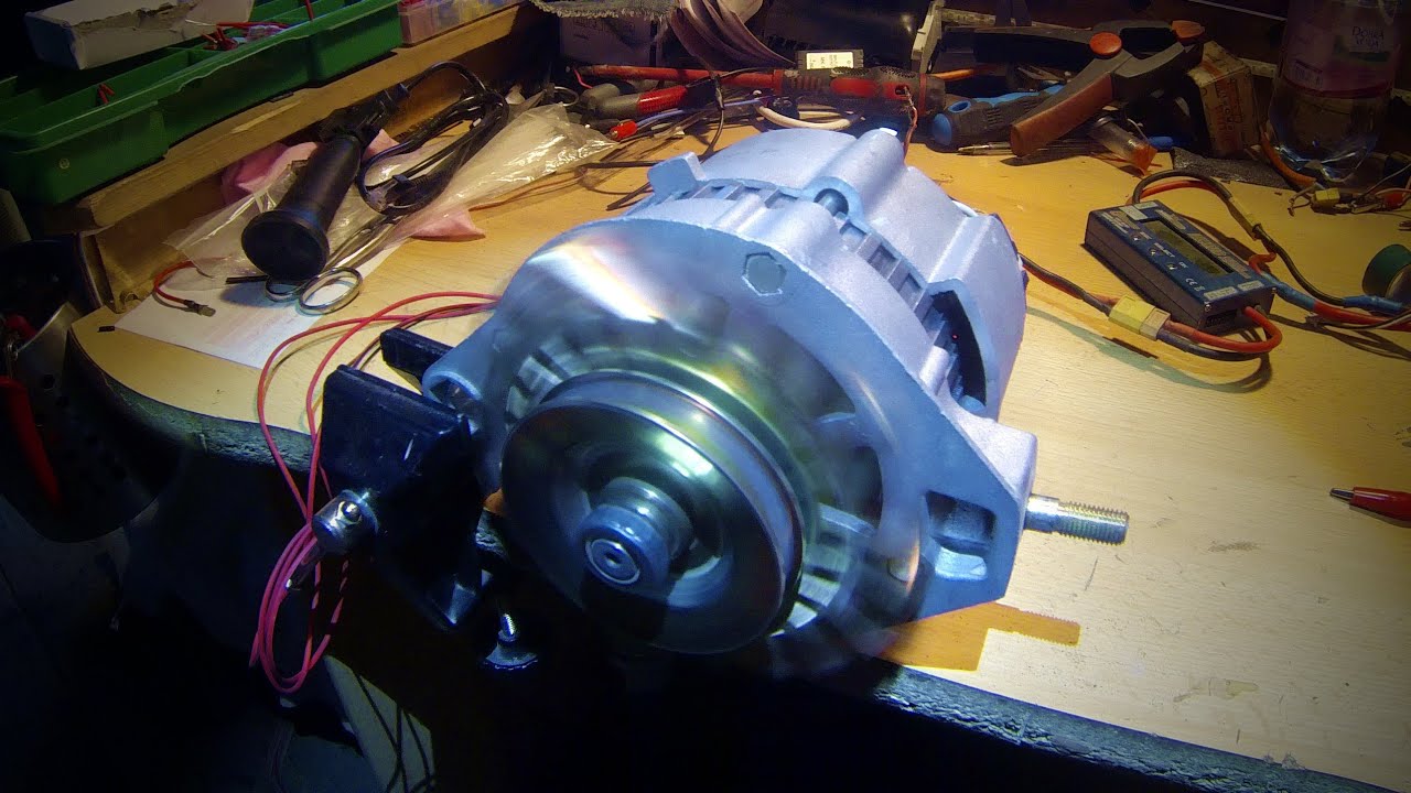 Running an alternator as a motor YouTube