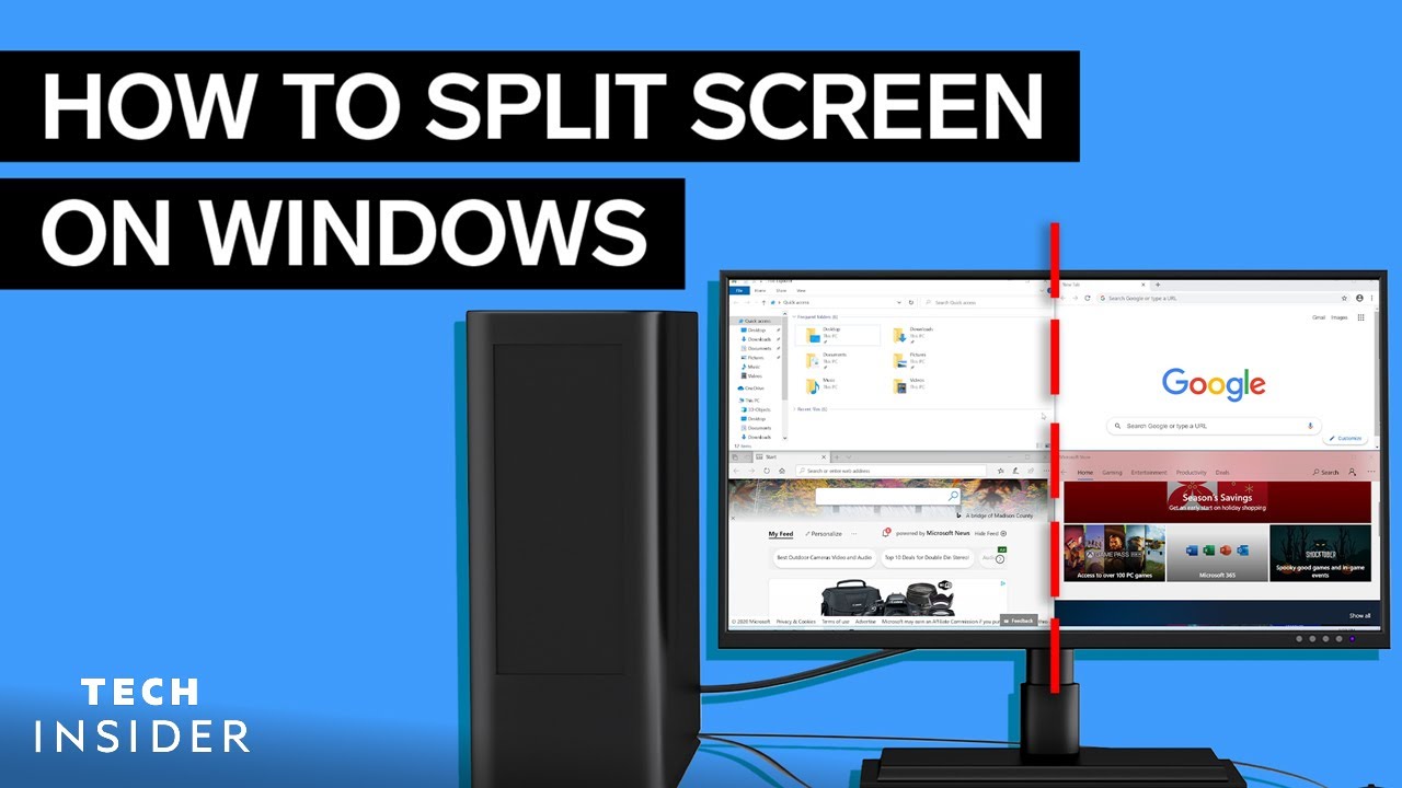How to use Split Screen on Windows 10 The Learning Zone