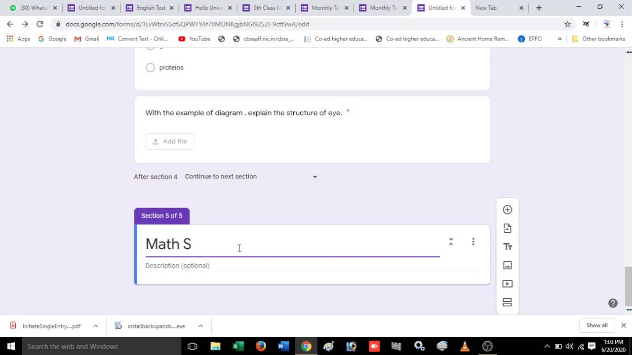 (Part3) How to Create online Exam. with Google Forms