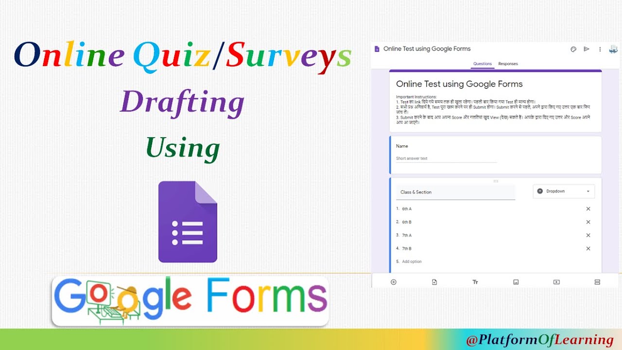 Google Form Google Forms Tutorial in Hindi to Create