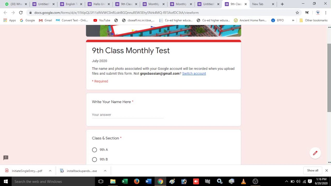 How To Cheat On An Online Exam Google Forms How To Use