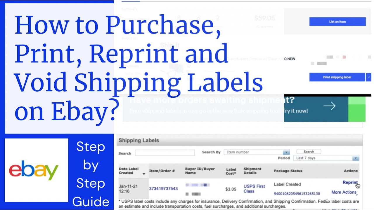 28 How Do I Reprint A Shipping Label On Ebay 1000