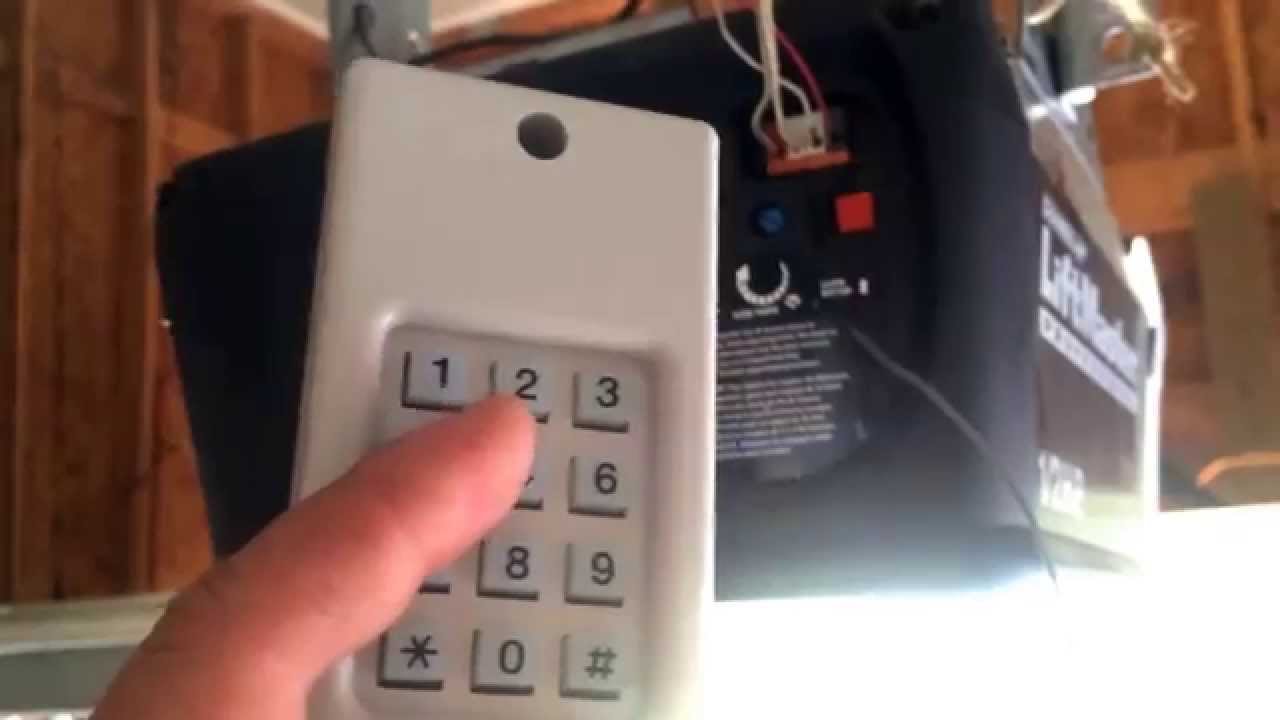 How To Reset Garage Door Keypad Code Liftmaster