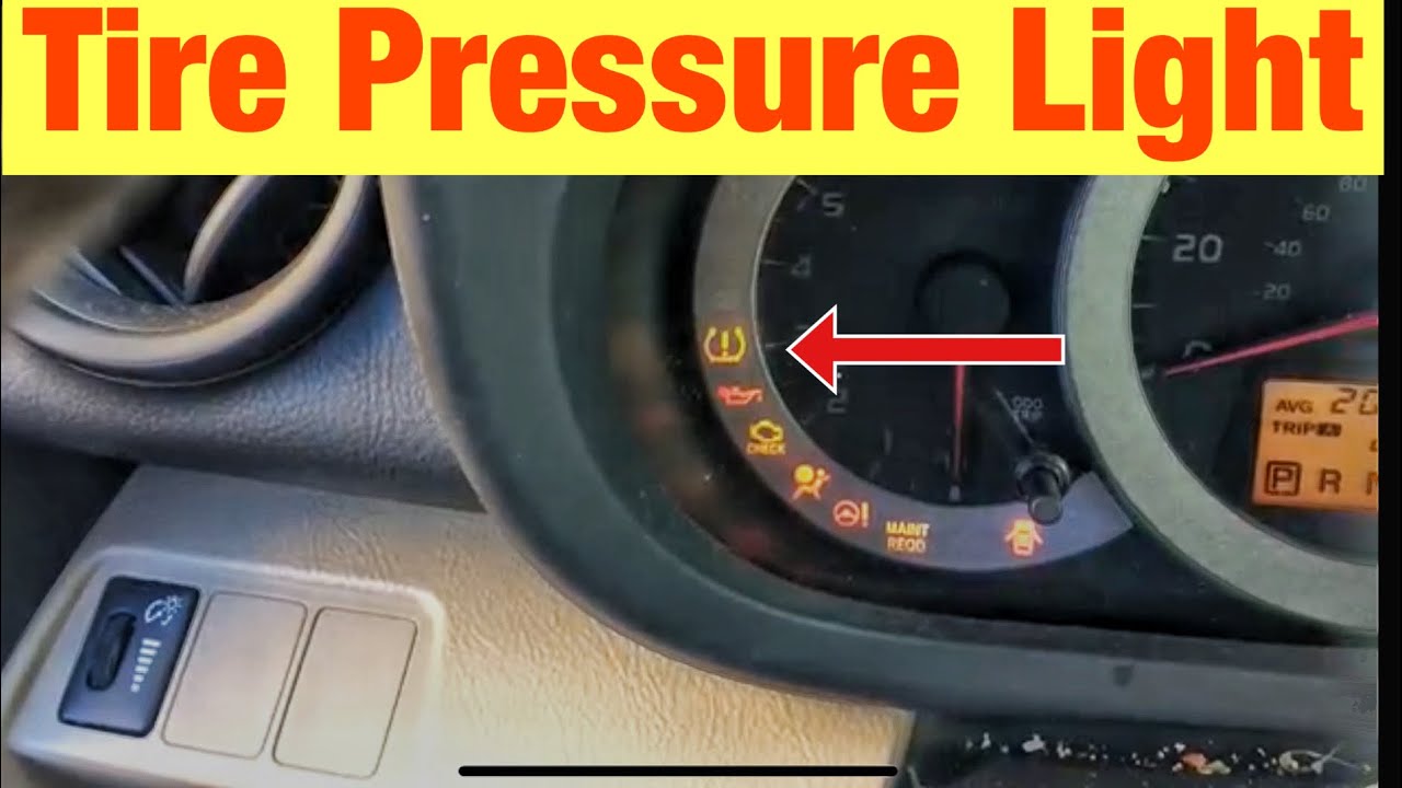 How to Reset the Tire Pressure Light on a Toyota RAV4
