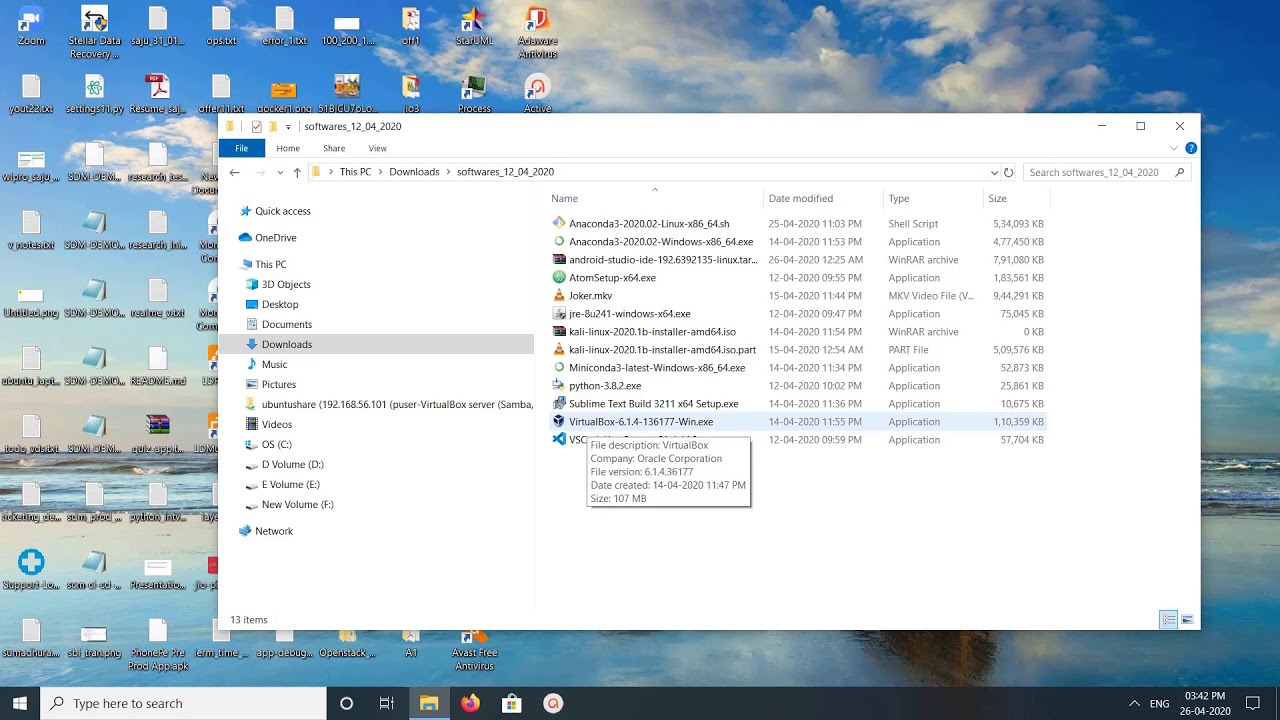 Uninstall and Install VirtualBox without Deleting Virtual