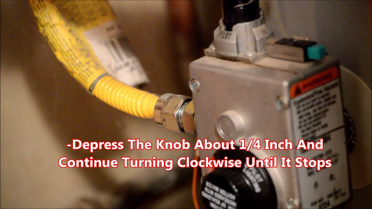 How To Light Pilot On Water Heater After Flood