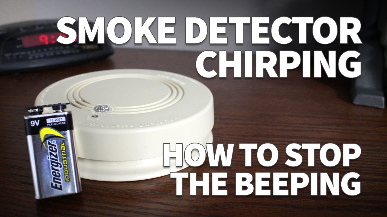 Smoke Detector Chirping How to Stop the Beeping and
