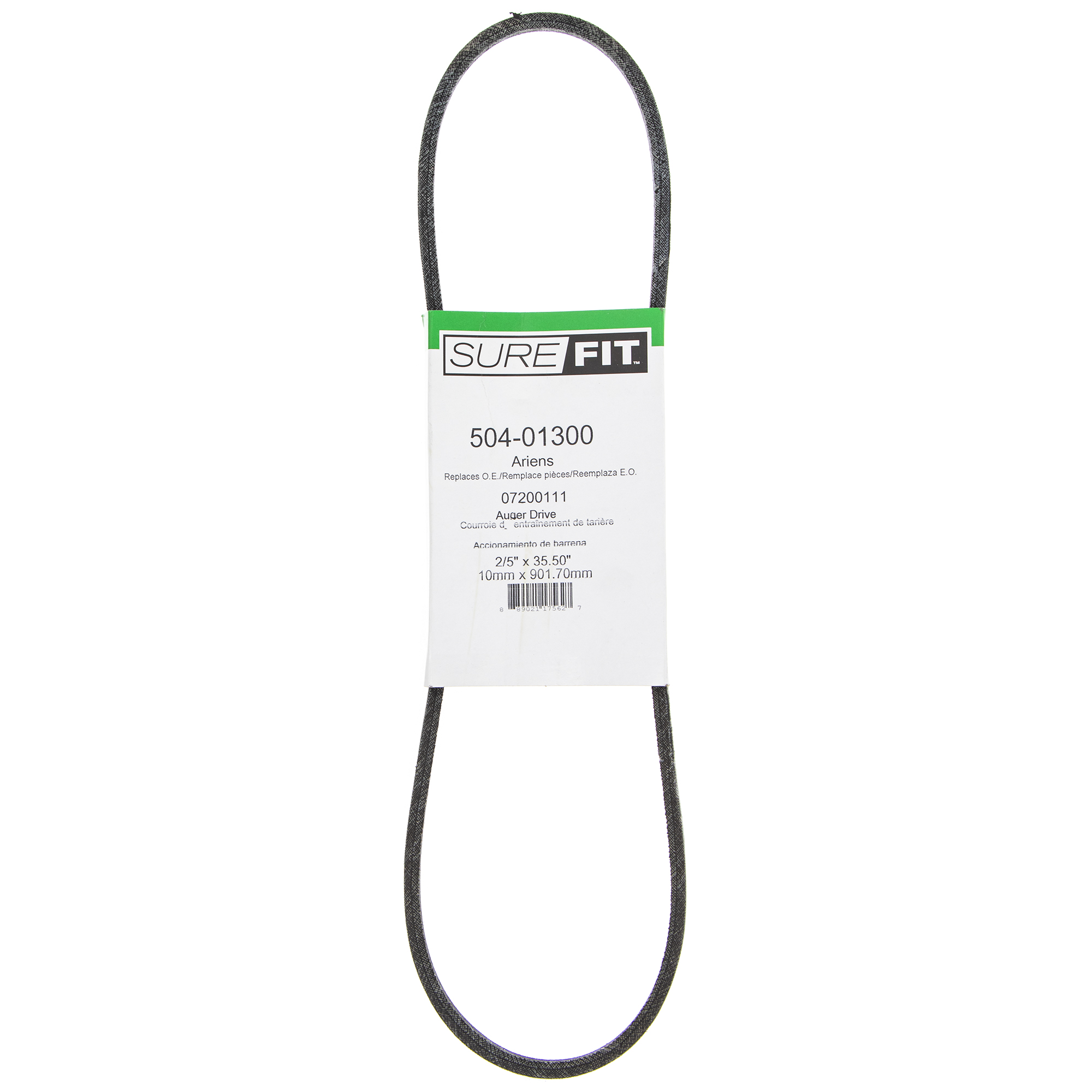 SureFit Auger Drive Belt Replacement for Ariens 07200111