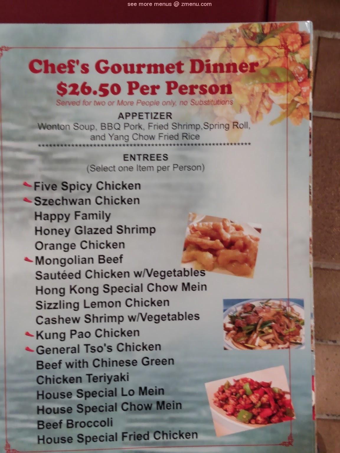 Online Menu of Chinese Garden Restaurant Restaurant