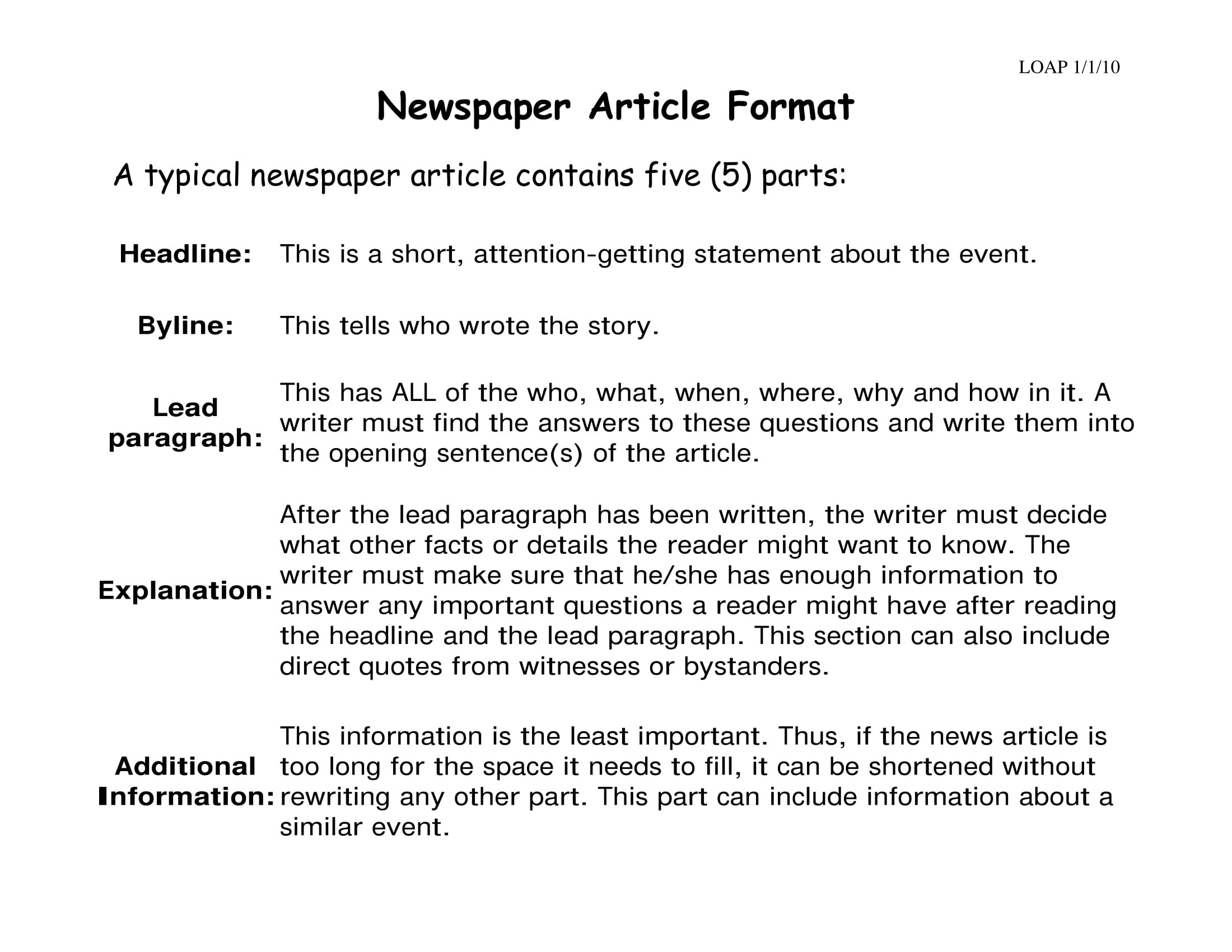 9+ Article Writing Examples for Students PDF, DOC Examples