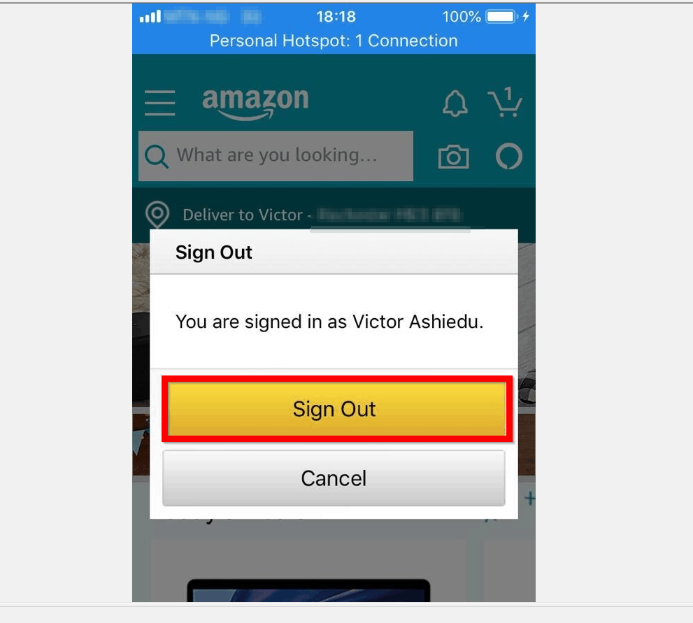 How To Logout Of Amazon App 2021 saintjohn