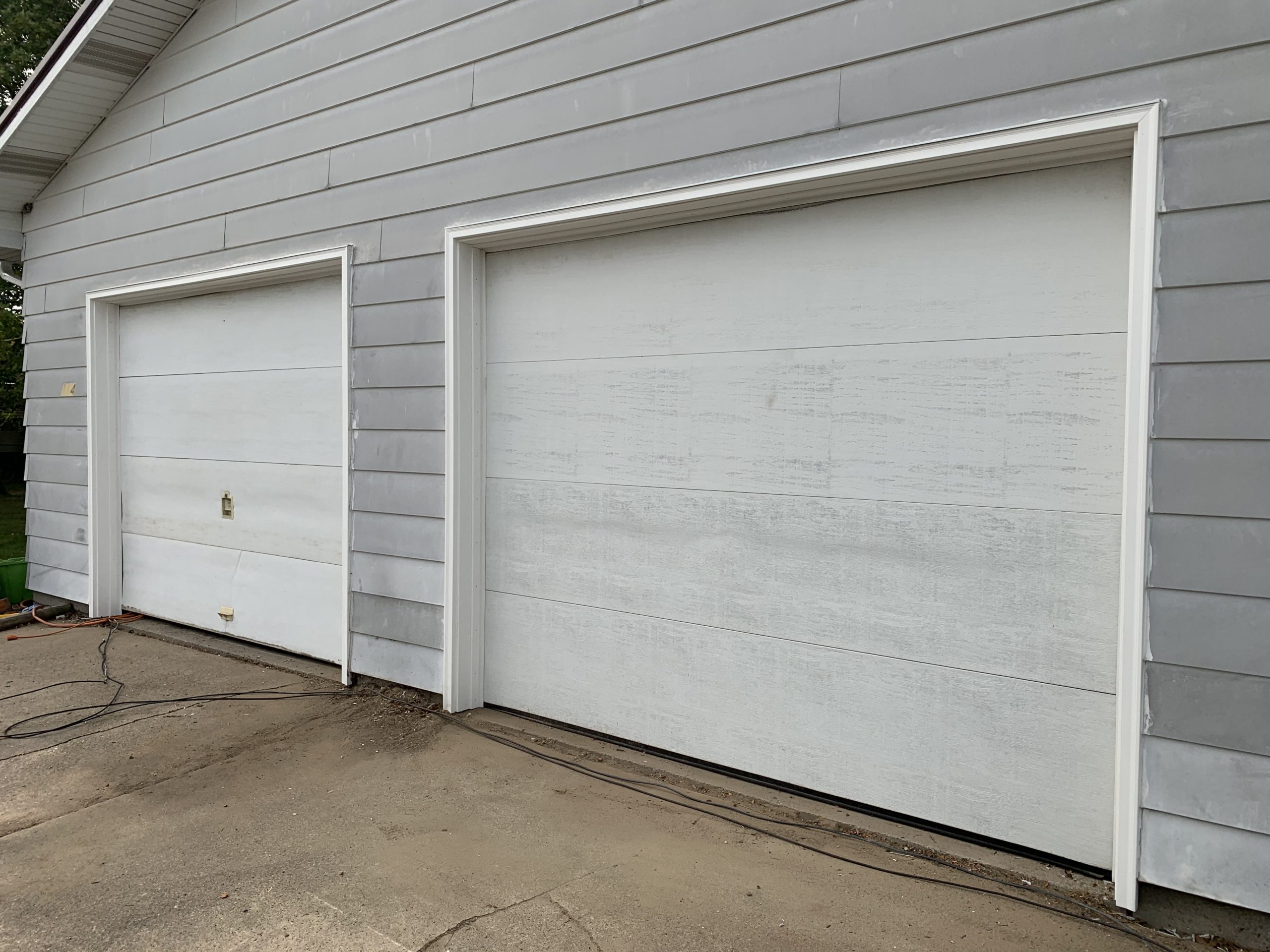 Garage Door Vinyl Trim Update Edgerton, Ohio