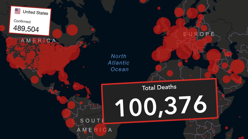Global COVID19 Deaths Hit 100,000 As USA Records As Many