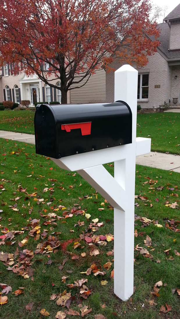 The Mailbox Post Man Custom Wood Posts