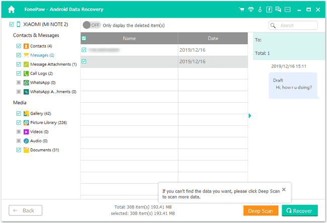 how to retrieve deleted text messages on android