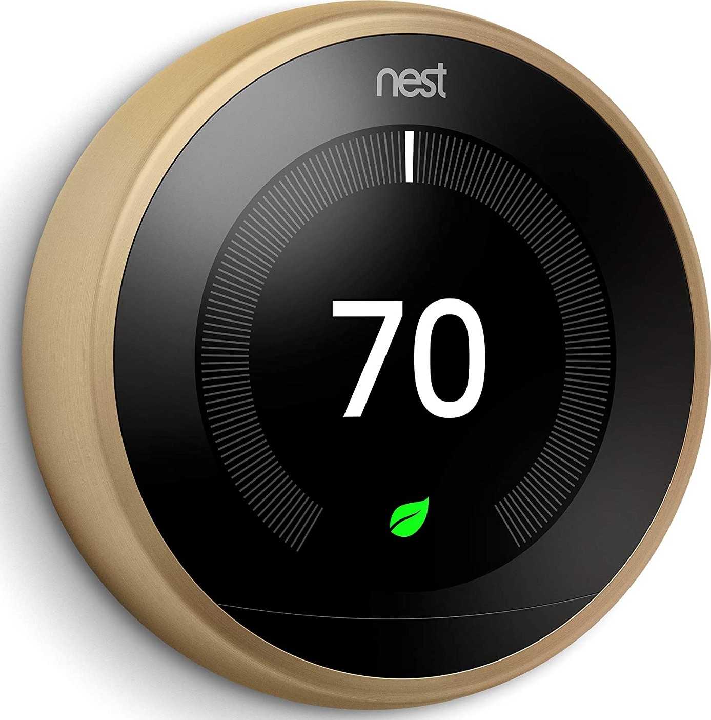Google Nest 3rd Gen Programmable Thermostat Brushed