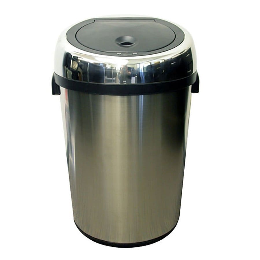Shop iTouchless 18Gallon Stainless Steel Indoor Garbage