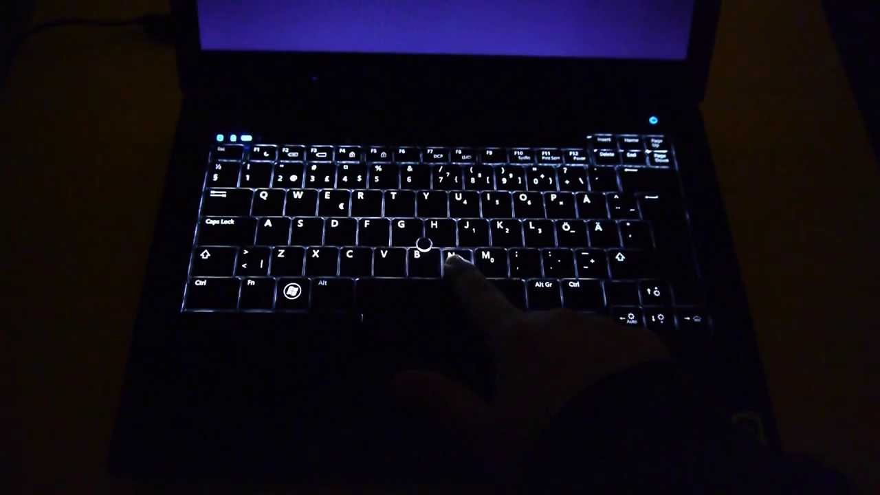 How to turn on keyboard backlight on dell latitude e6410
