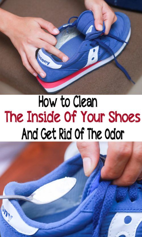 How to clean the inside of your shoes and get rid of the