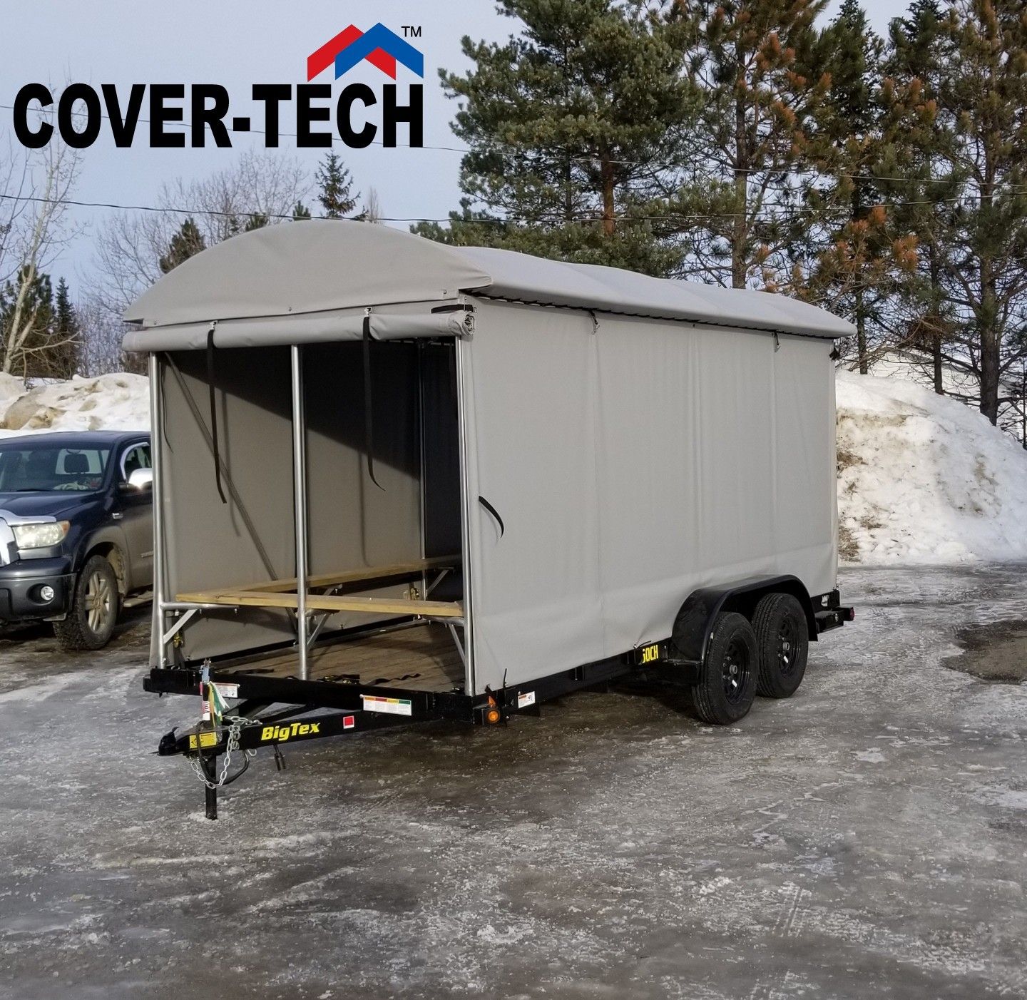 COVERTECH Custom Trailer Enclosures. Utility trailer