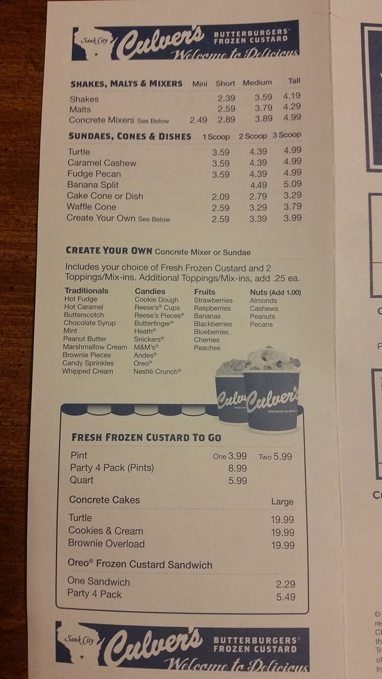 Culver's Ice Cream Cake Price References Best Cakes 2021