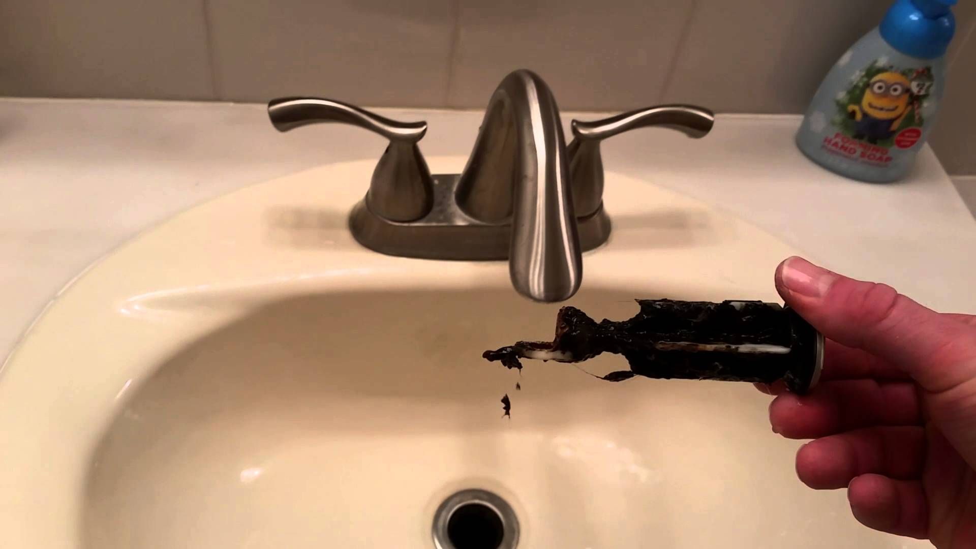 Bathroom Sink quick fix How to remove and clean the