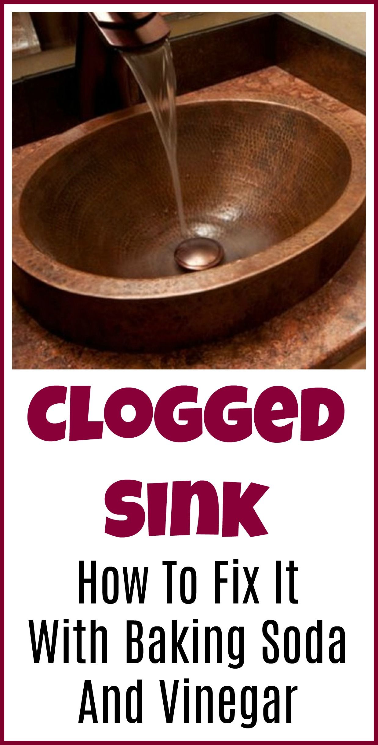 How To Unclog A Sink With Vinegar And Baking Soda